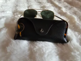 Gafas Ray-Ban Aviator Doradas Verdes