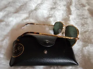 Gafas Ray-Ban Aviator Doradas Verdes