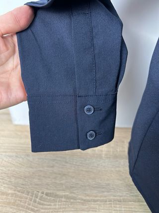 Camisa Mango Azul Marino Talla S