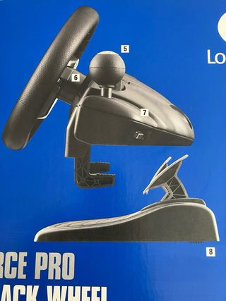 Volante Logitech Driving Force Pro + Juego