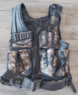 Chaleco táctico militar camuflaje