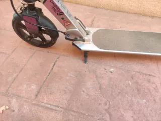 Patinete Oxelo Mid 9 plegable negro-rosa