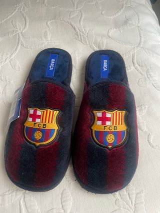 Zapatillas Casa Barça FCB Azul/Rojo