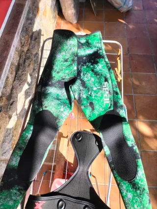 Traje de neopreno Seac verde