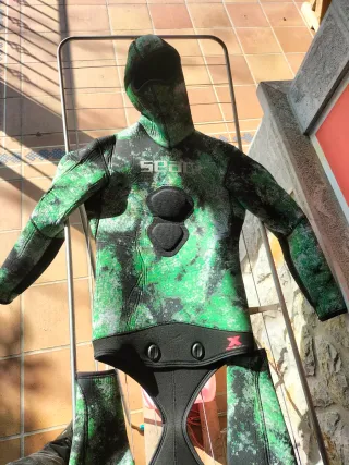 Traje de neopreno Seac verde