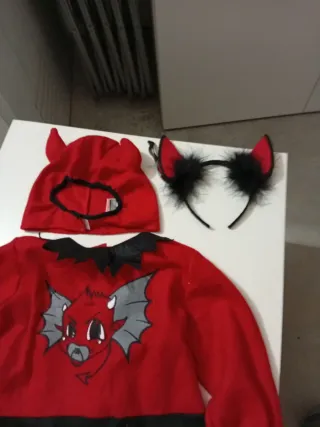 Disfraz de Demonio Bebé Rojo