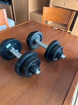 2 Mancuernas ajustables 20kg