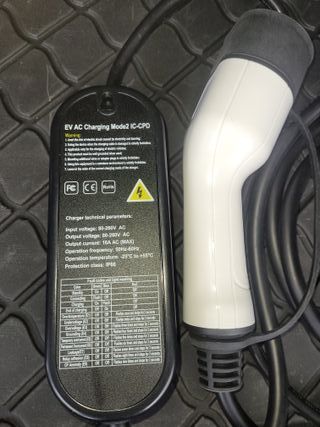Cargador coche eléctrico EV 16A Modo 2 IC-CPD