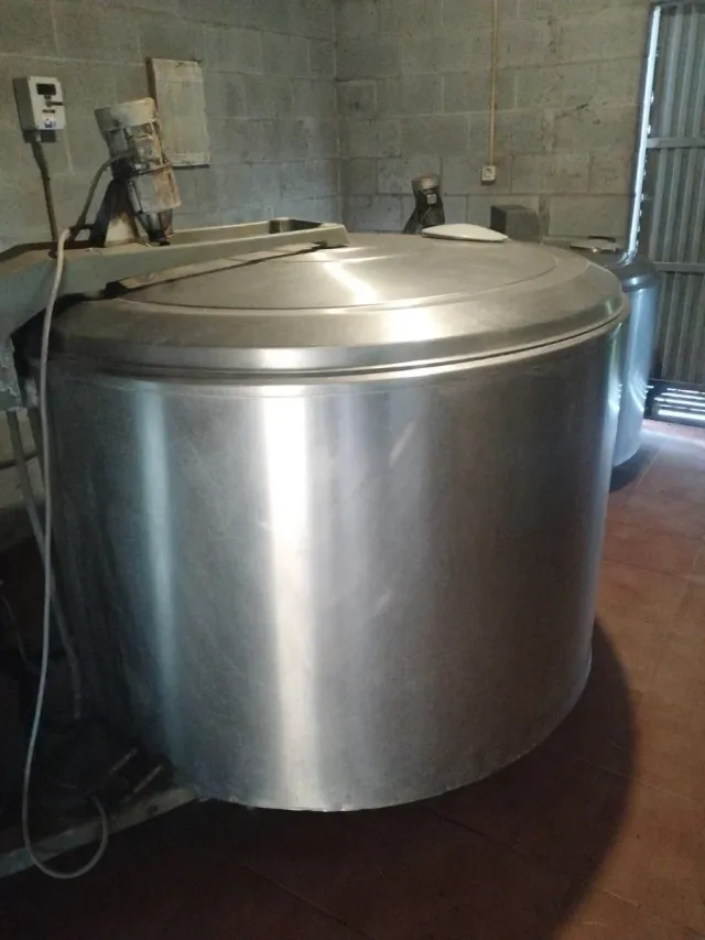 Tanque de leche industrial