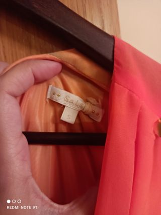 Vestido Salsa Talla M Degradado Naranja y Amarillo