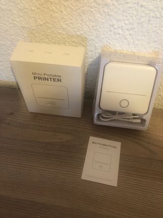 Mini Impresora Portátil Blanca