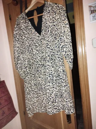 Vestido estampado animal print