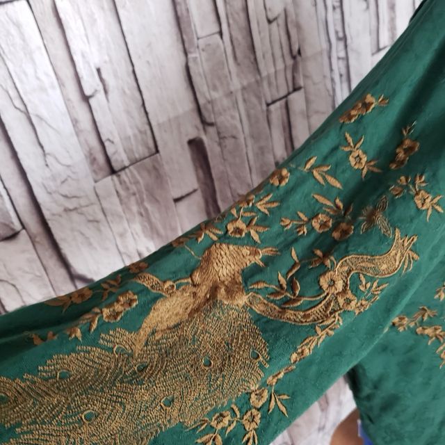 Kimono Zara bordado boho talla única