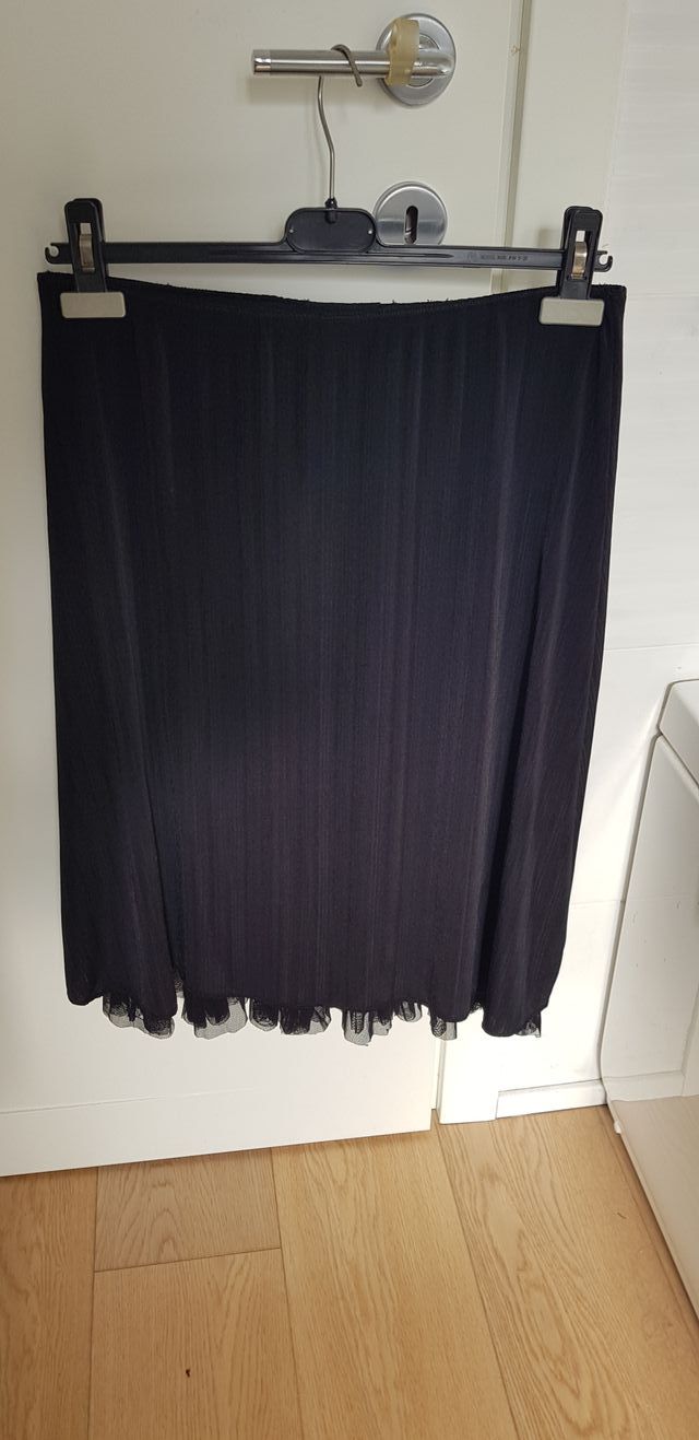 Gonna tulle nera Made in Italy M/L