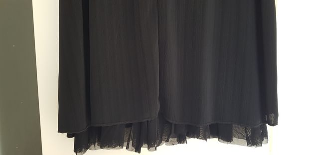 Gonna tulle nera Made in Italy M/L