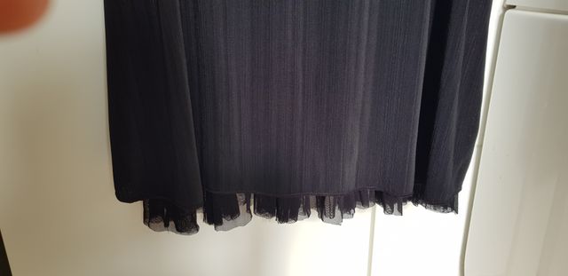 Gonna tulle nera Made in Italy M/L
