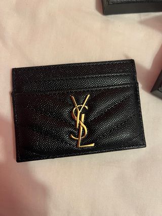 Monedero YSL Negro