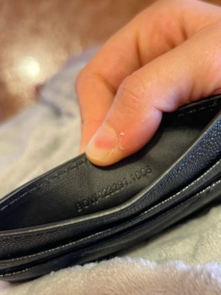 Monedero YSL Negro