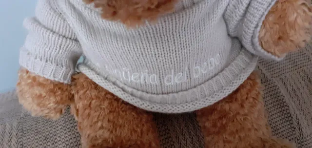 Oso de peluche La cigüeña del bebé
