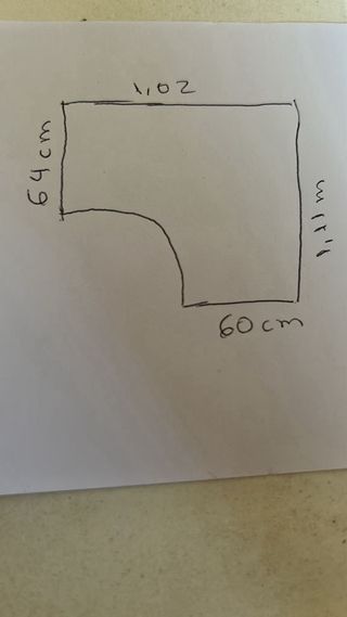 Mobile ad angolo in legno