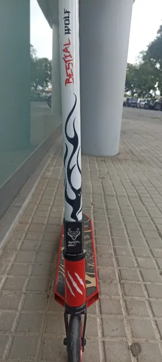 Patinete Bestial Wolf Demon D6 Rojo