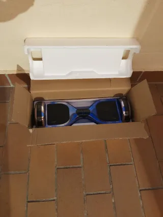 Patinete eléctrico Hoverboard con Asiento Azul