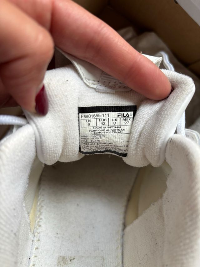 Zapatillas Fila Blancas