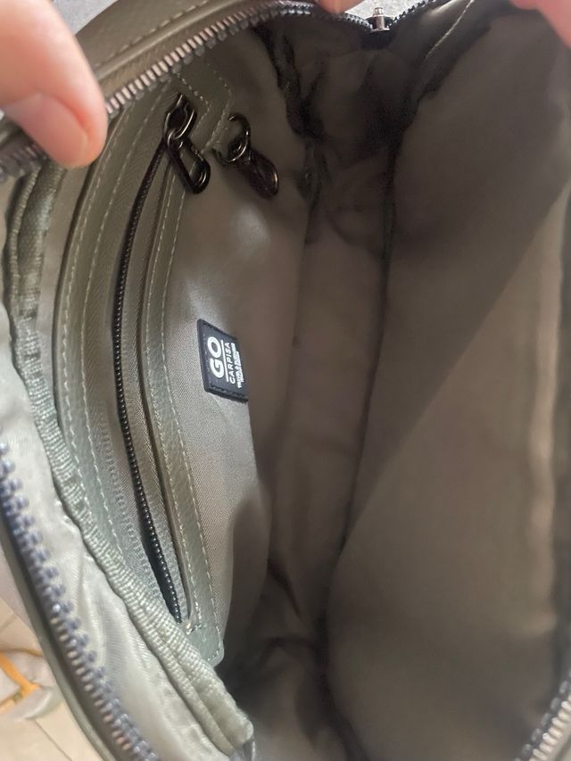 Neceser Carpisa Piel Verde Caqui 26x15 cm