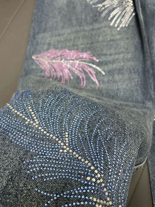 Pantalón Chanel con Cristales