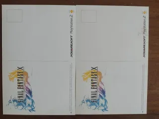 Pack 2 Postales Final Fantasy X PlayStation