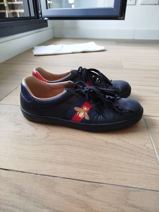 Zapatillas Gucci Negras Abeja