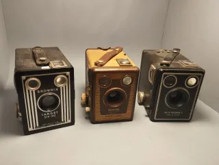 3 fotocamere Kodak Brownie Six-20