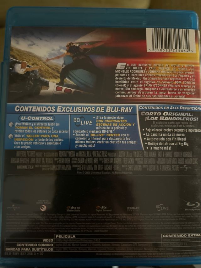 Blu-ray Fast & Furious: Aún Más Rápido