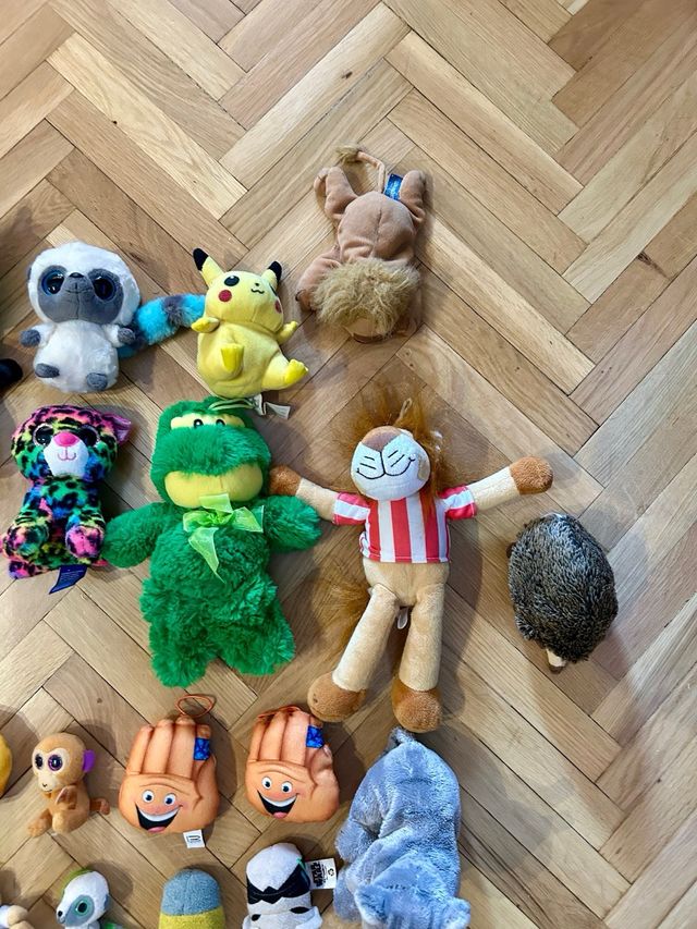 Lote Peluches Disney Mario Bros Rey Leon