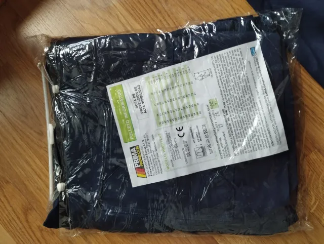 Pantalones de trabajo azul marino y naranjaT48.New