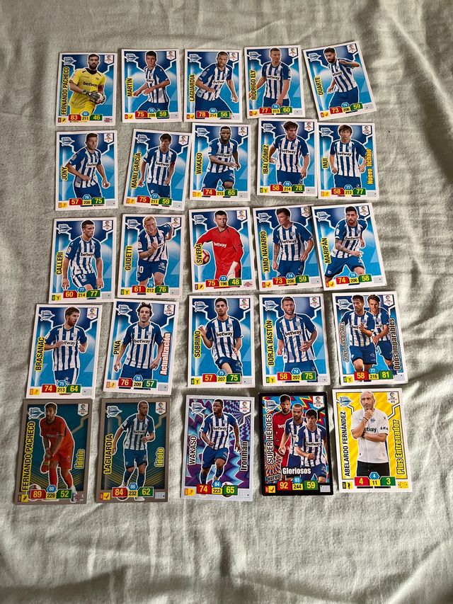 Collezione di carte collezionabili Alavés 18-19