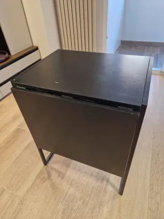Mesa plegable Ikea negra