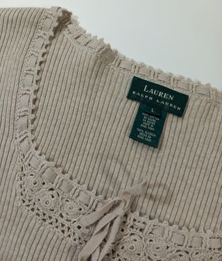 Jersey Ralph Lauren Beige Talla L