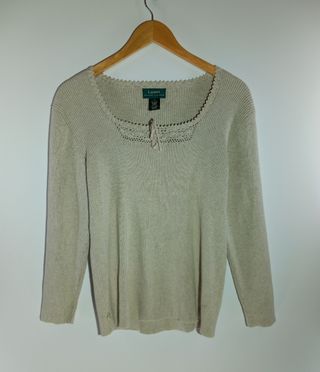 Jersey Ralph Lauren Beige Talla L