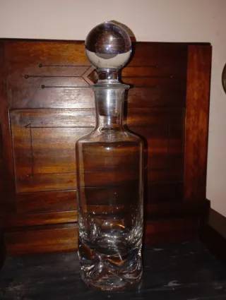 Decantatore Vintage in Vetro con Tappo