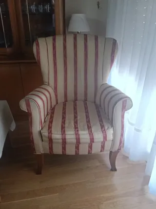 Sillón de 1 plaza a rayas