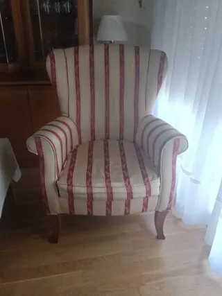 Sillón de 1 plaza a rayas
