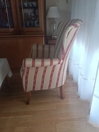 Sillón de 1 plaza a rayas