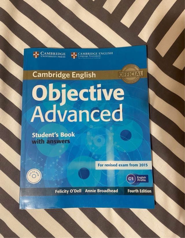Libro Advanced C1 Cambridge Objective
Con