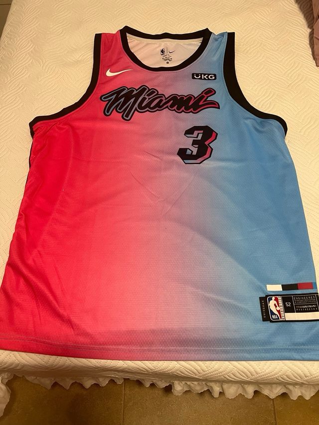 Camiseta Miami Heat #3 Talla 52 - XL