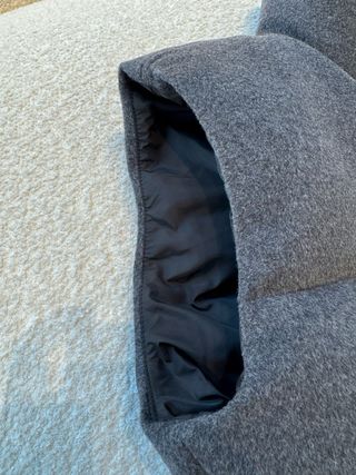 Chaleco Abrigo Prada Gris