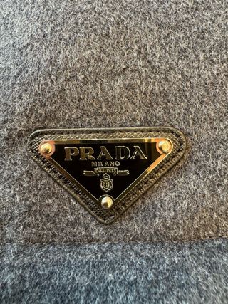 Chaleco Abrigo Prada Gris