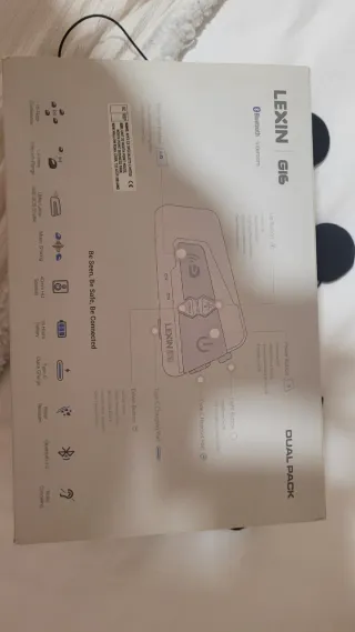 Intercomunicador Casco Moto Bluetooth Lexin