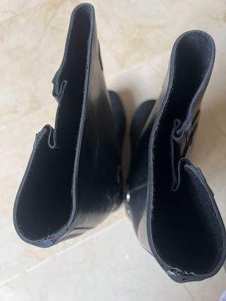 Botas de agua mujer negras