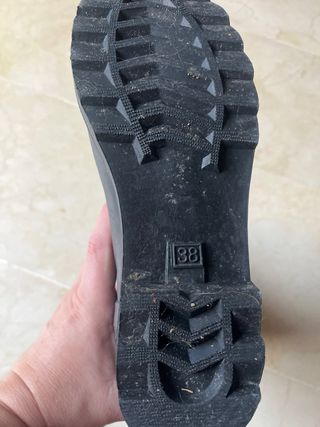 Botas de agua mujer negras